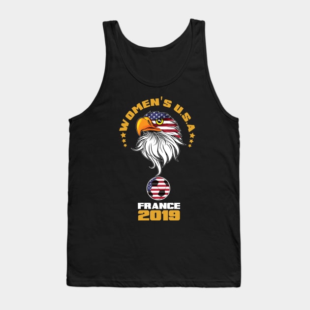 Women's USA - Women's World Cup 2019 T-shirt Tank Top by monsieurfour